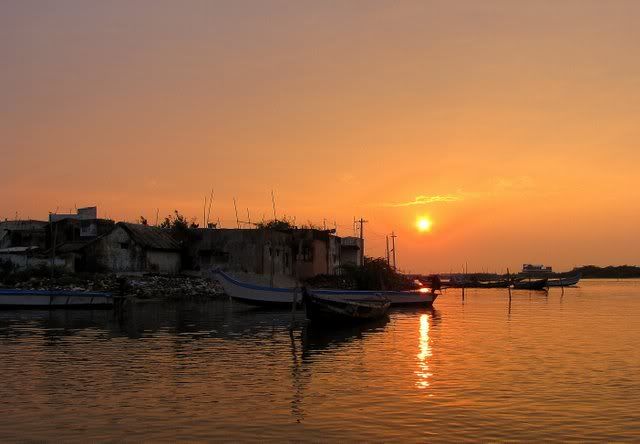 pulicat lake sunset 121210