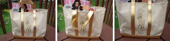 Ralph Lauren Metallic Tote