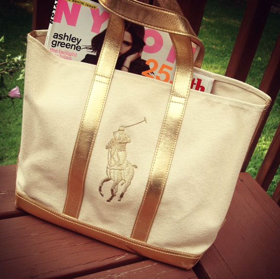 Ralph Lauren Metallic Tote