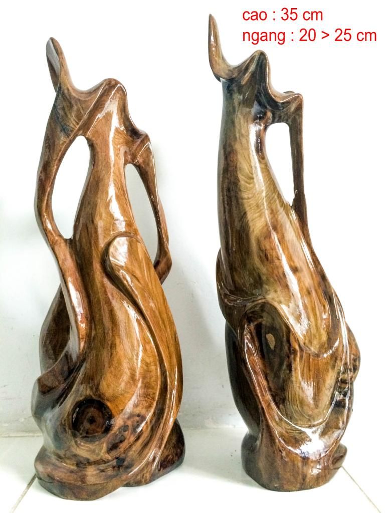 Sản phẩm gỗ Thủy Tùng ( Tượng Di Lặc - Lộc Bình - Ếch ngậm đồng xu ) - 5