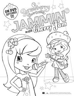 Cherry Jam Coloring Pages