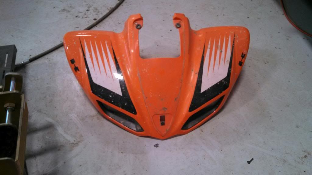 Orange KFX700 Plastics Lots of pics Kawasaki ATV Forum
