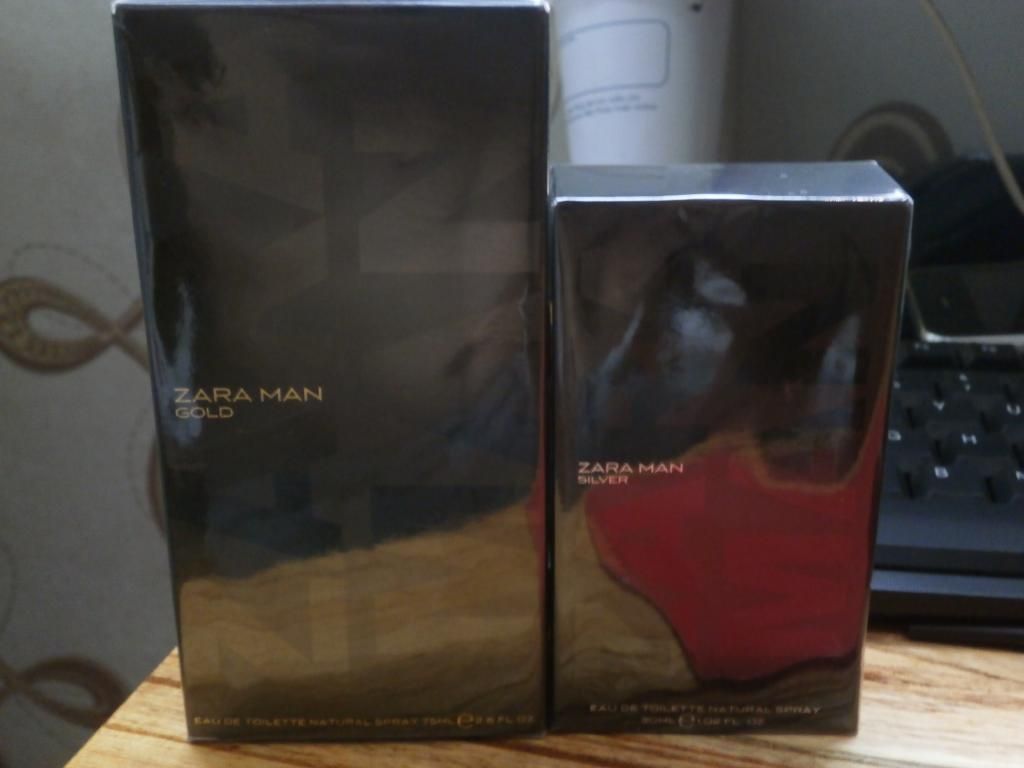 Nước hoa Zara Man Gold (75ml) And Silver(30ml)