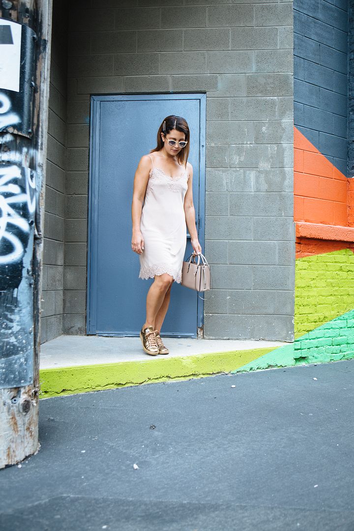 how to wear a slip dress