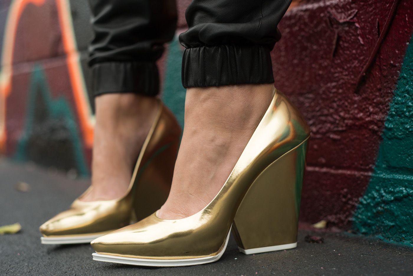celine, gold heels, shoes, celine wedges