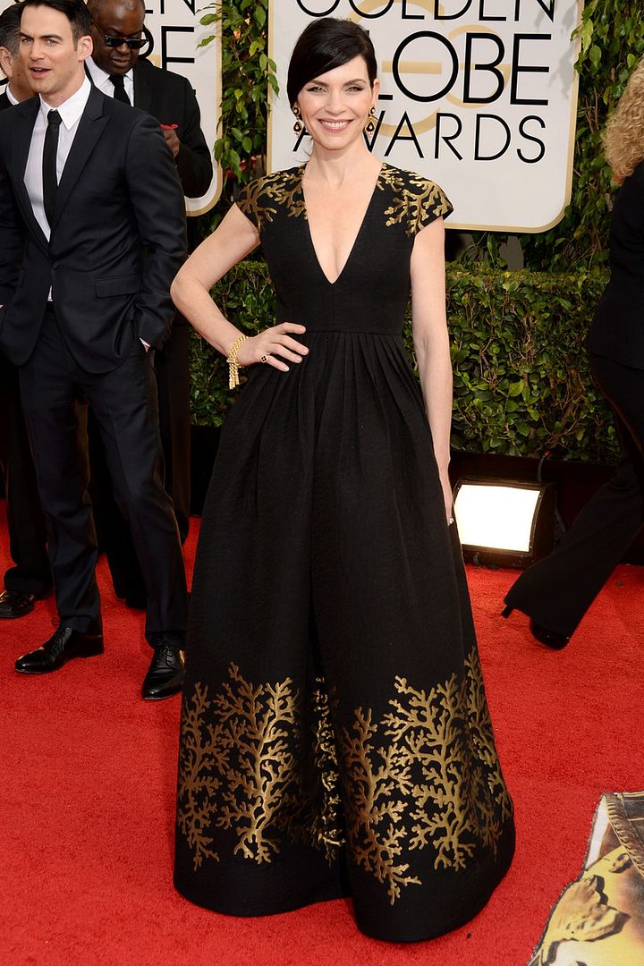 Julianna Marguiles, golden globes, red carpet