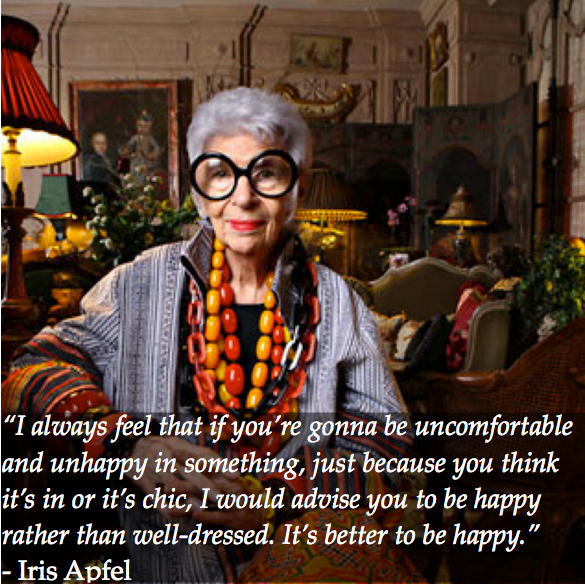 iris apfel, iris apfel quote