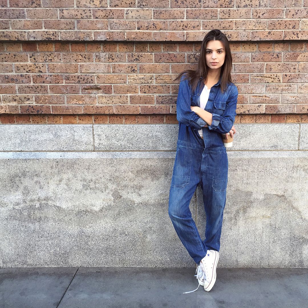 denim jumpsuit