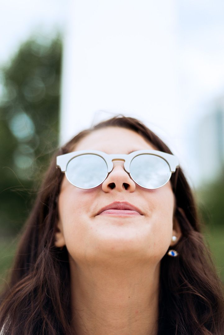 mirrored sunglasses, sunday somewhere