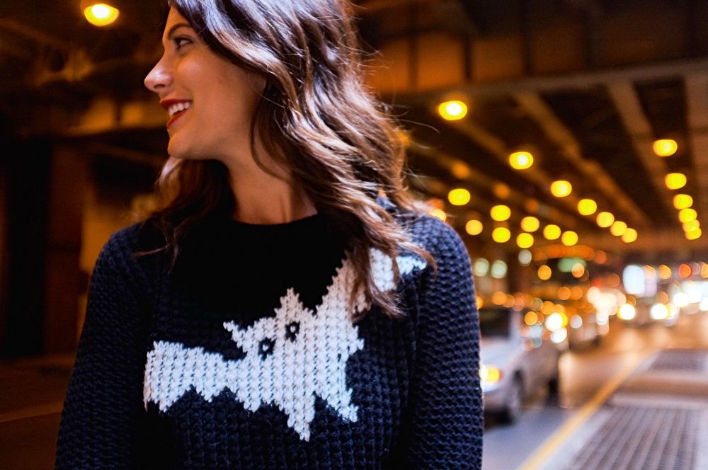 bat sweater