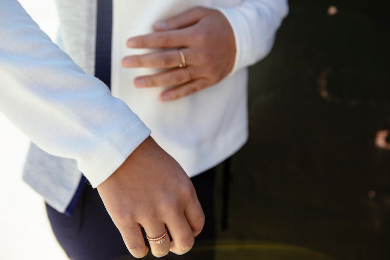 rosegold rings