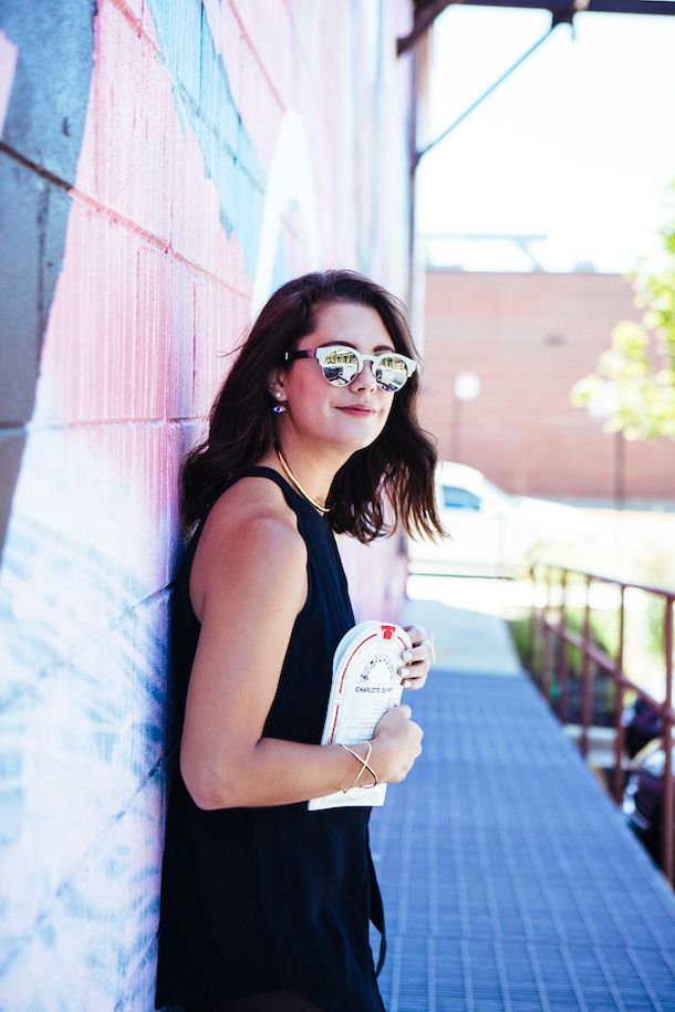 mirrored sunglasses, sunday somewhere