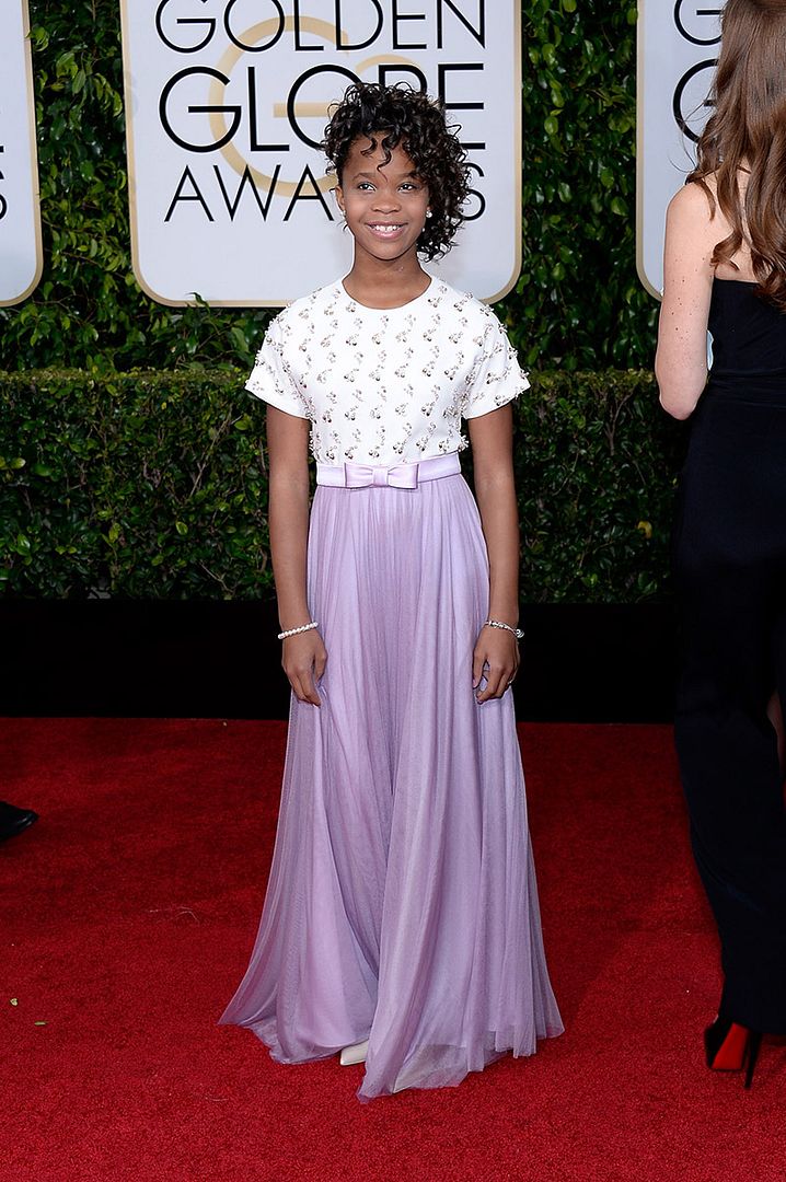 Quvenzhane Wallis in Armani