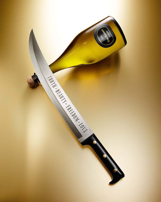 champagne knife