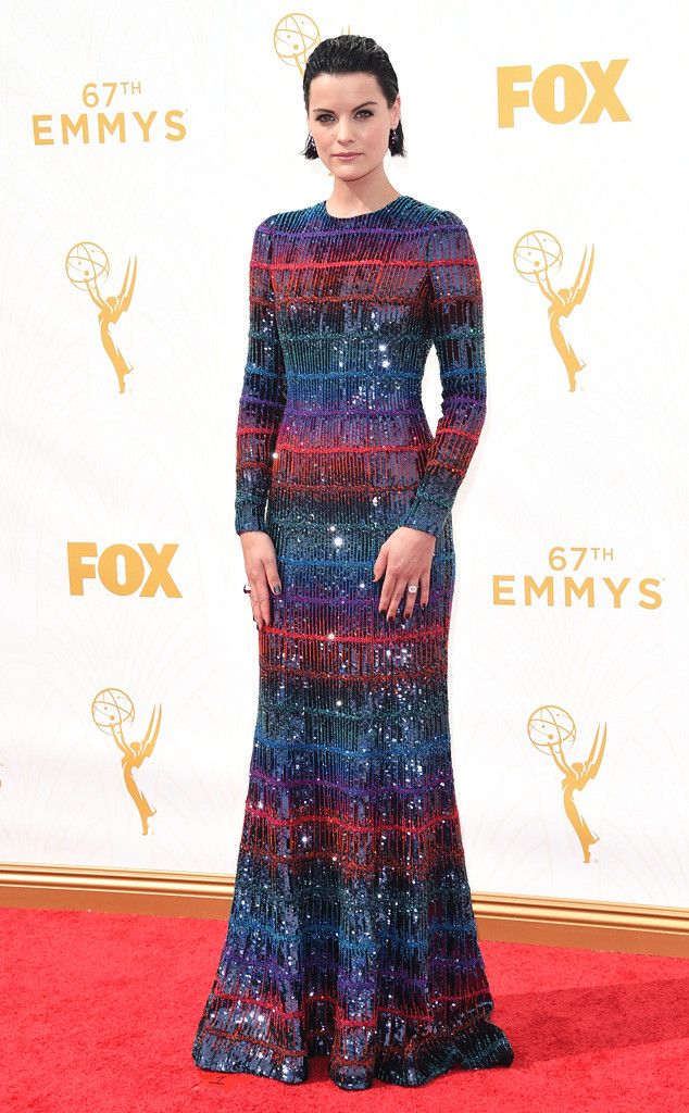 Jaimie Alexander in Armani Prive