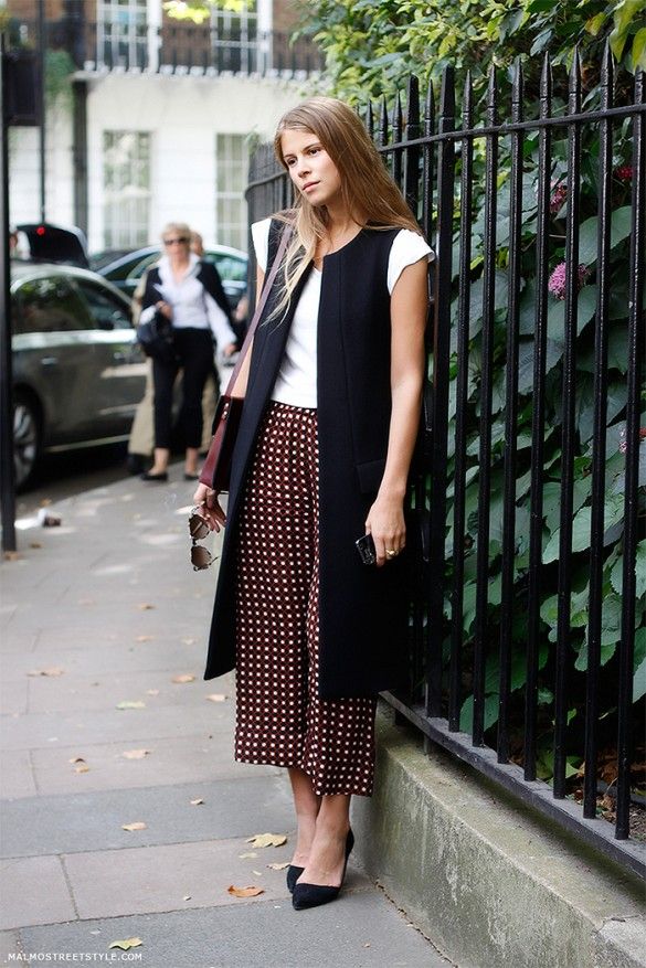 long vest, street style