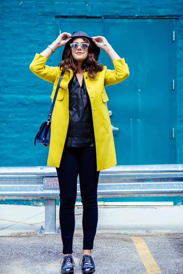 bright fall coat