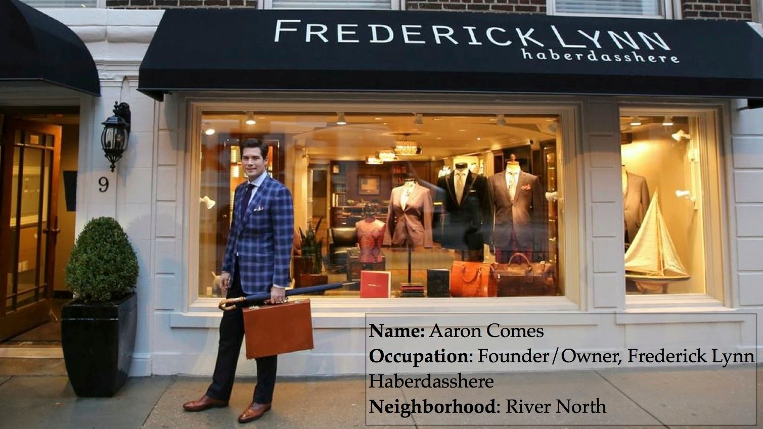 frederick lynn chicago, custom mens suiting