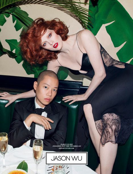 karen elson, jason wu spring 2014 ad