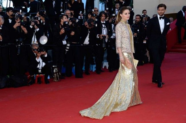 olivia palermo style, red carpet cannes