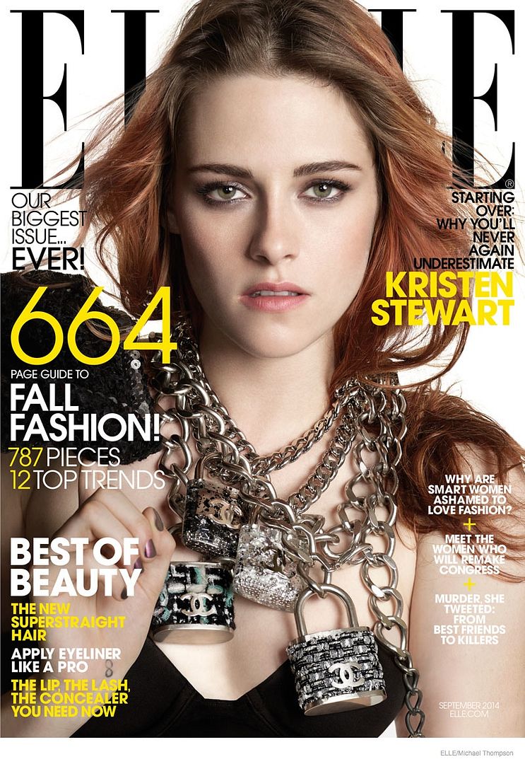 kristen stewart, elle magazine