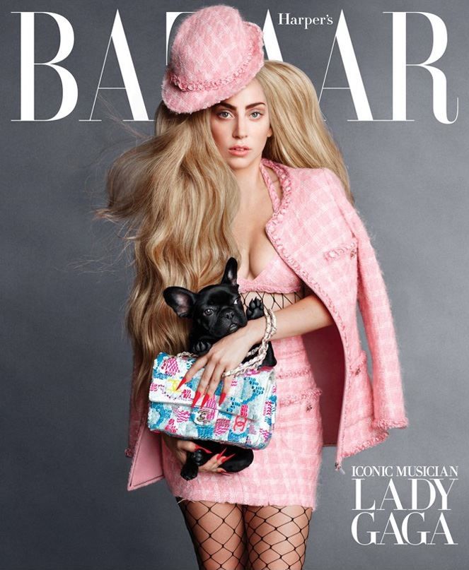 lady gaga, harpers bazaar