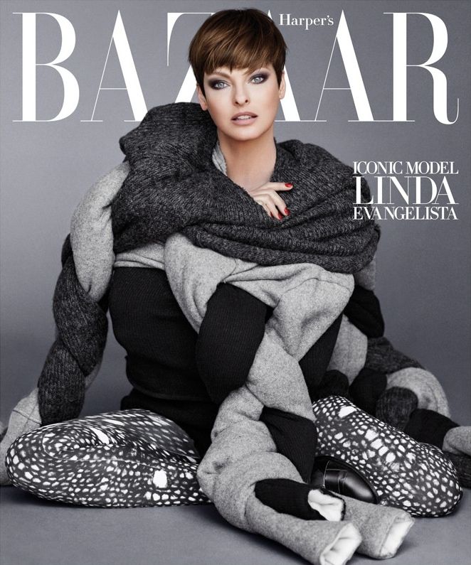 Linda Evangelista, harpers bazaar