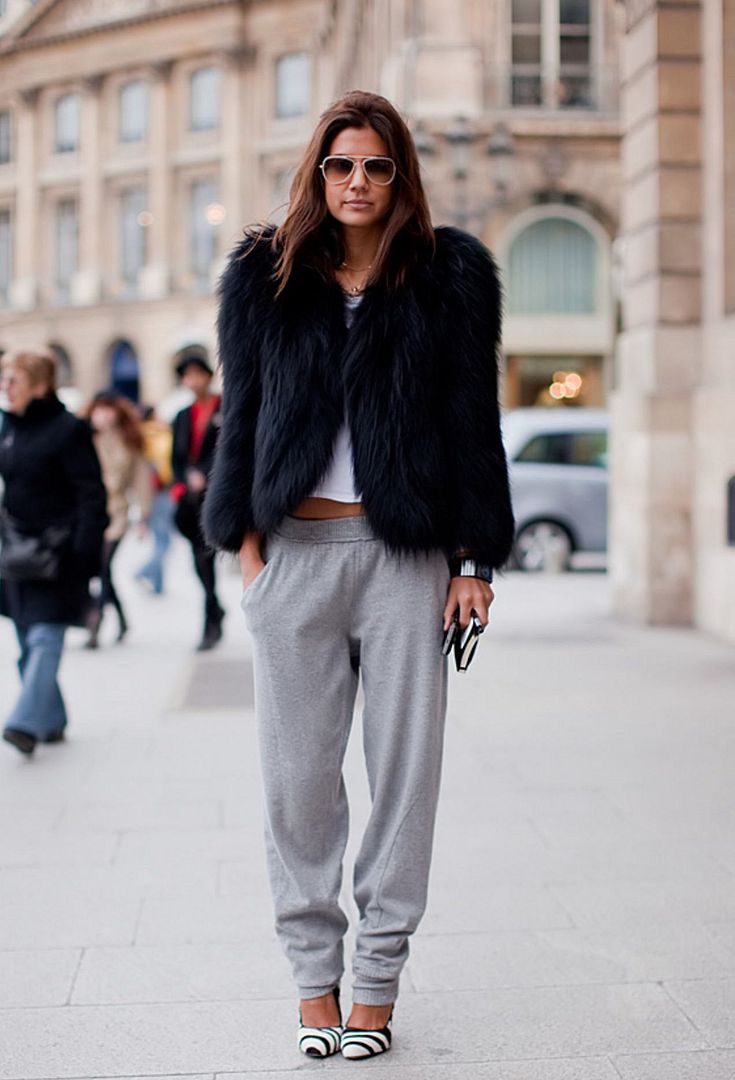 sweatpants, street style, christine centenera