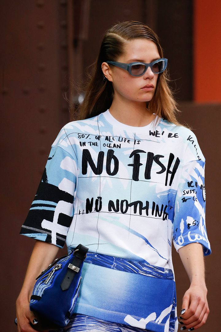 kenzo fish print, spring 2014