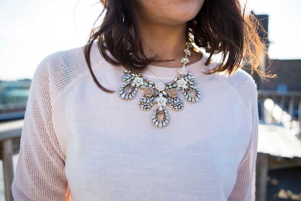 statement necklace, j. crew