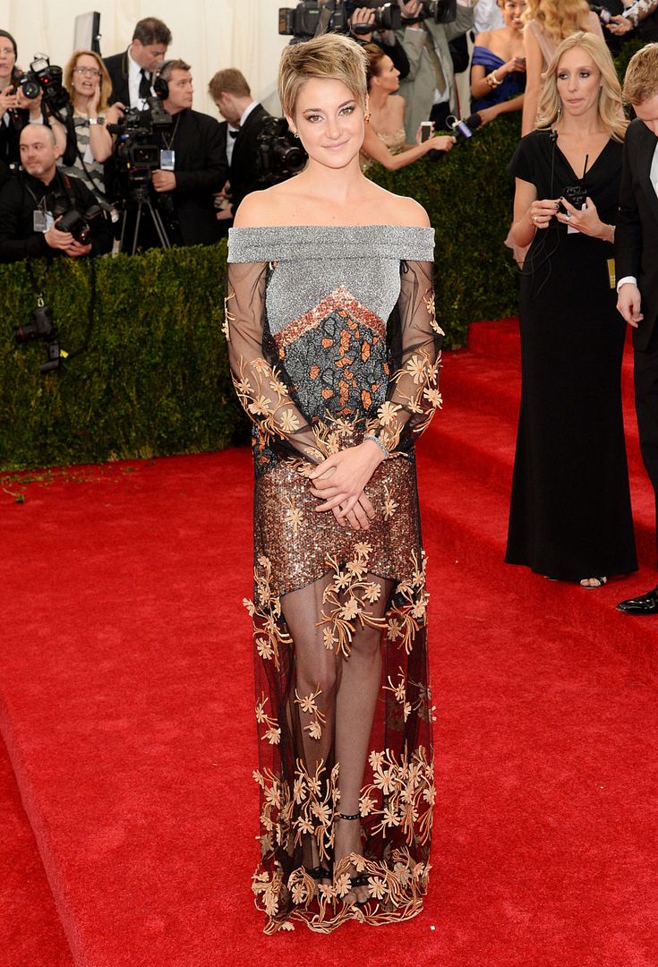 shailene woodley met gala 2014