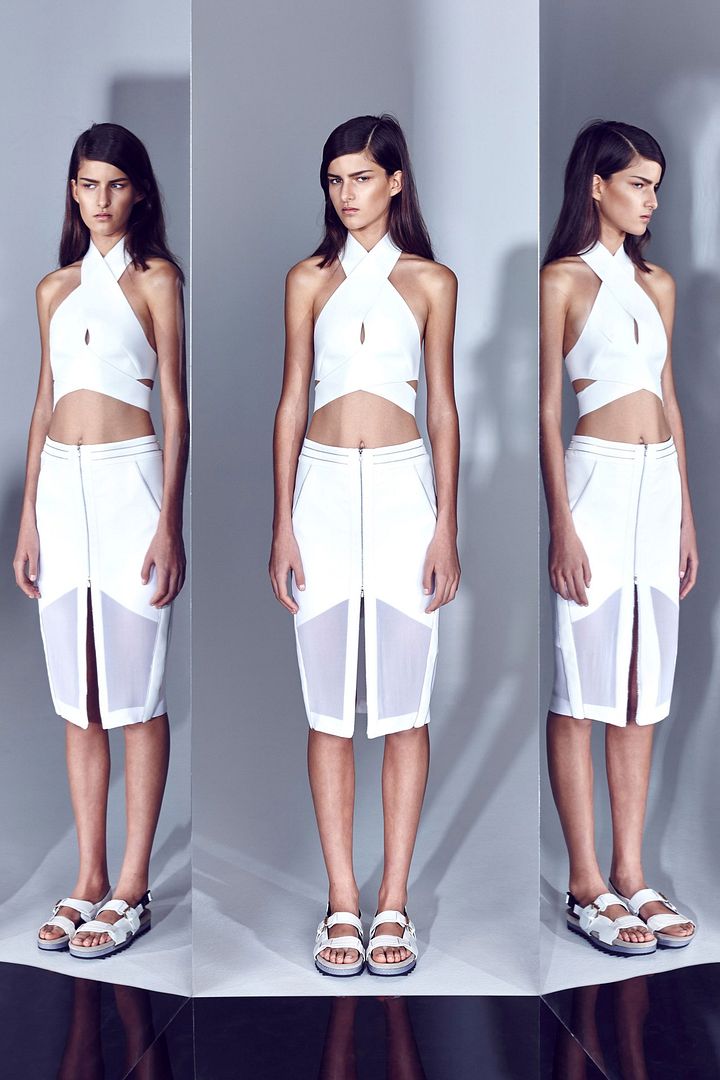 cross front top, dion lee, spring trend