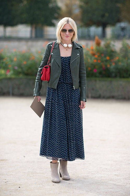 leather jacket, street style, laura brown