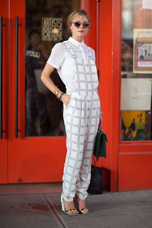 overalls, street style