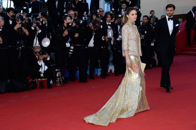 olivia palermo, cannes red carpet, roberto cavalli