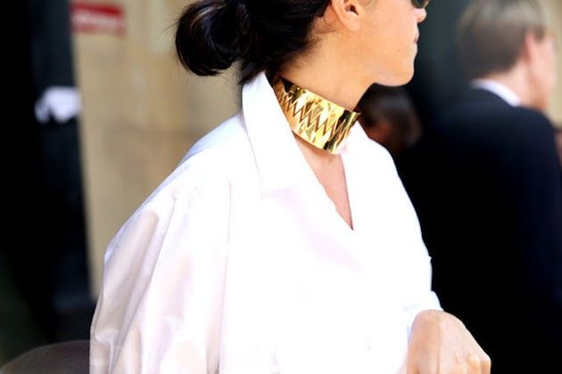 choker necklace, street style