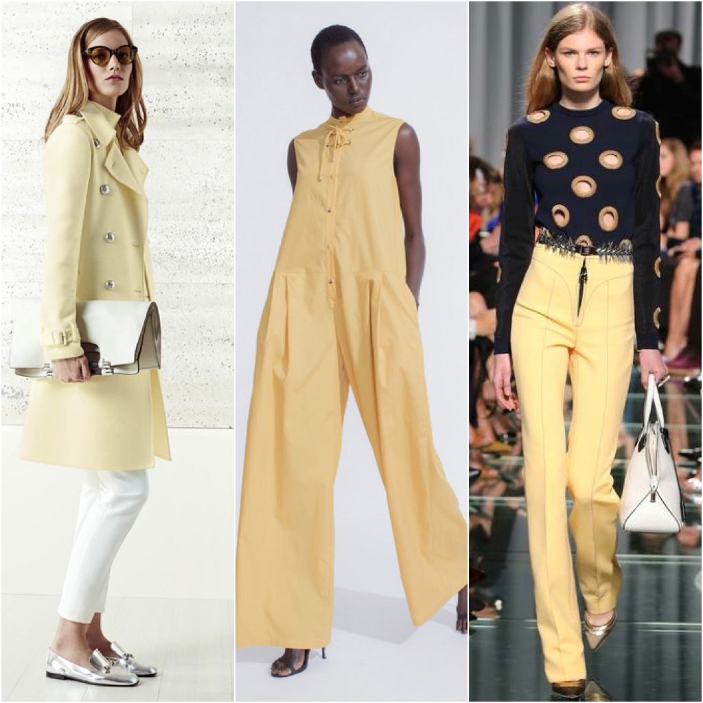 yellow trend runway