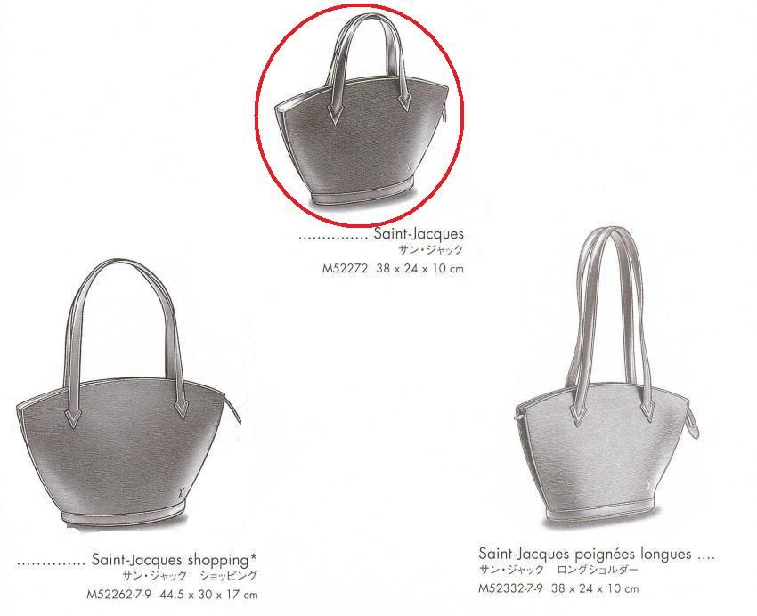 Louis Vuitton Authentic Epi Leather Saint St Jacques Handbag Purse Black Noir | eBay