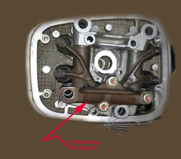 Valve rocker arm torx bolt broke, how to remove broken bolt