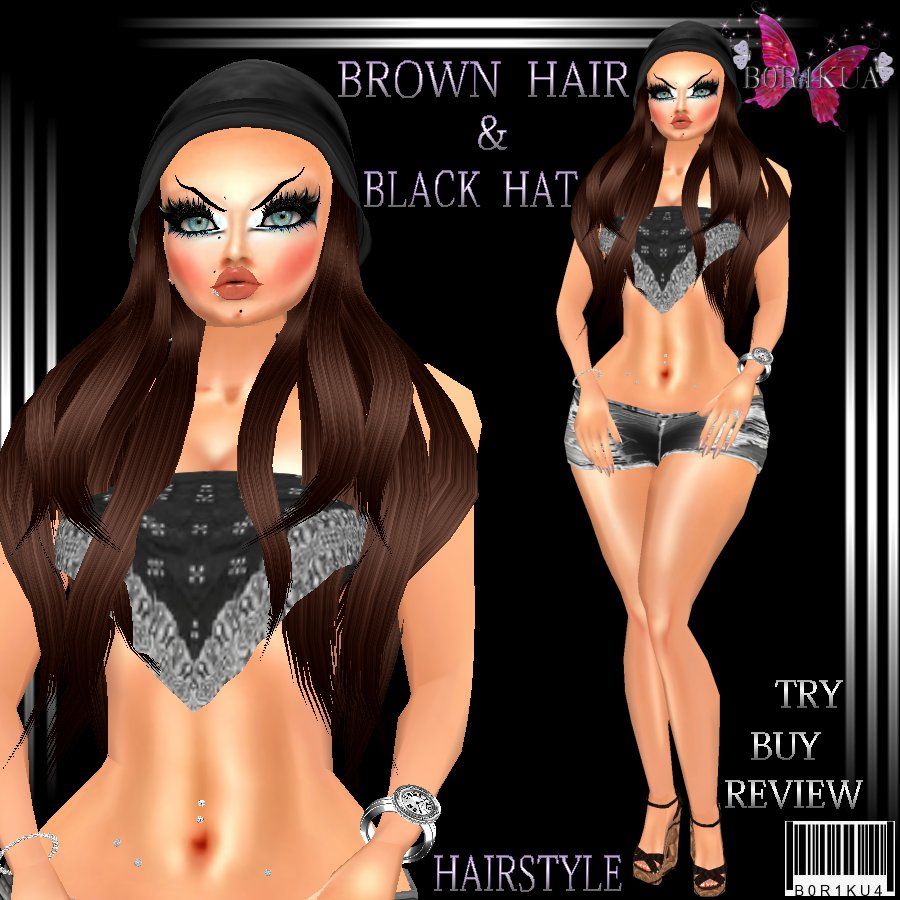 BROWN HAIR & BLACK HAT photo BROWNHAIRampBLACKHATBACKGROUND.jpg