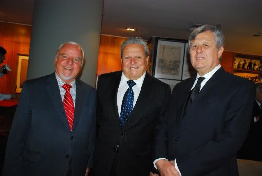 Luis Enrique Tord, Felipe Osterling y embajador Oscar Maurtua