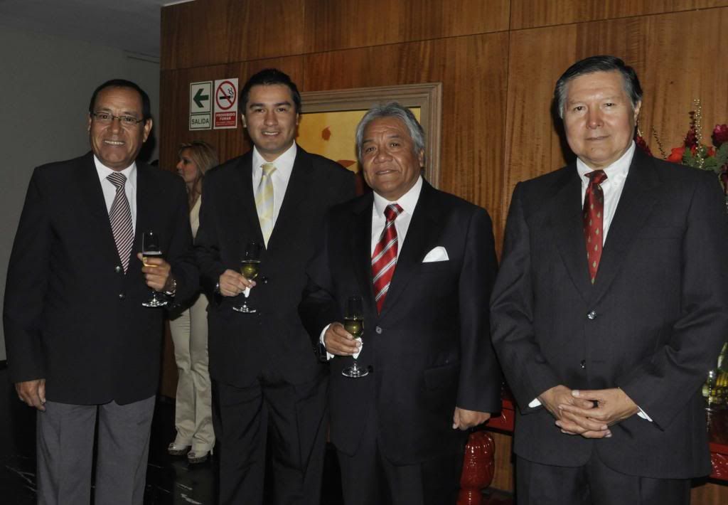 Roberto Matos, Luis Fernando Serna Calderón, Luis Fernando Serna Chunga y Felipe Reynoso.