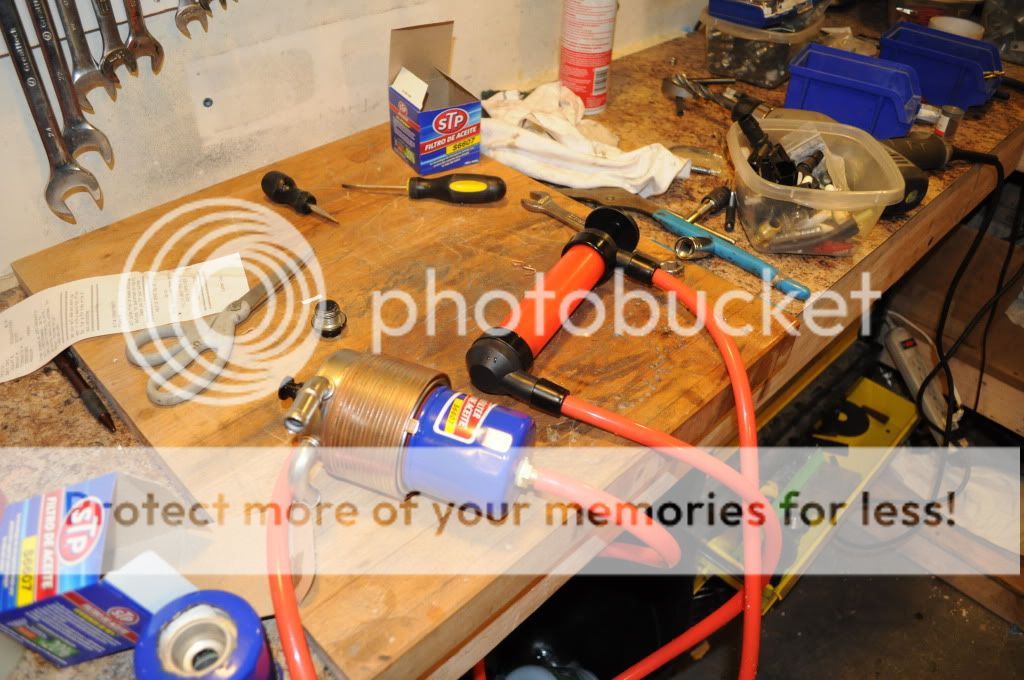 Cleaning out the oil cooler something new NASIOC