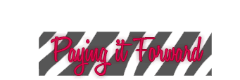Paying It Forward banner