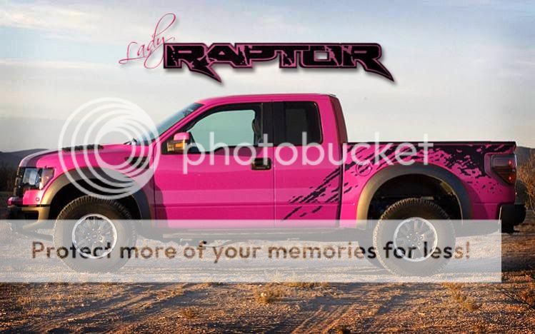 Black and pink ford raptor #8