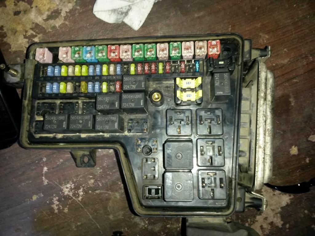 after reading many threads about corrosion. Here is the assembly. The FCM is the silver box screwed on with four screws on the right side of the box.
