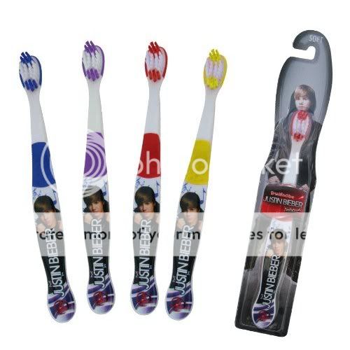 Justin Bieber Kid toothbrush Brand New Get Your Bieber smile As seen 